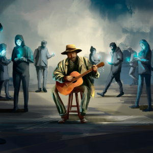 While My Guitar Gently Weeps - The Beatles — Melodynk Art