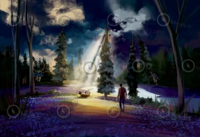 Man in the Woods